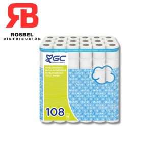 HIGIENICO DOMESTICO 200 serv 108 rollos Goma camps