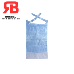 Babero Desechable 2 Capas 500 Unidades